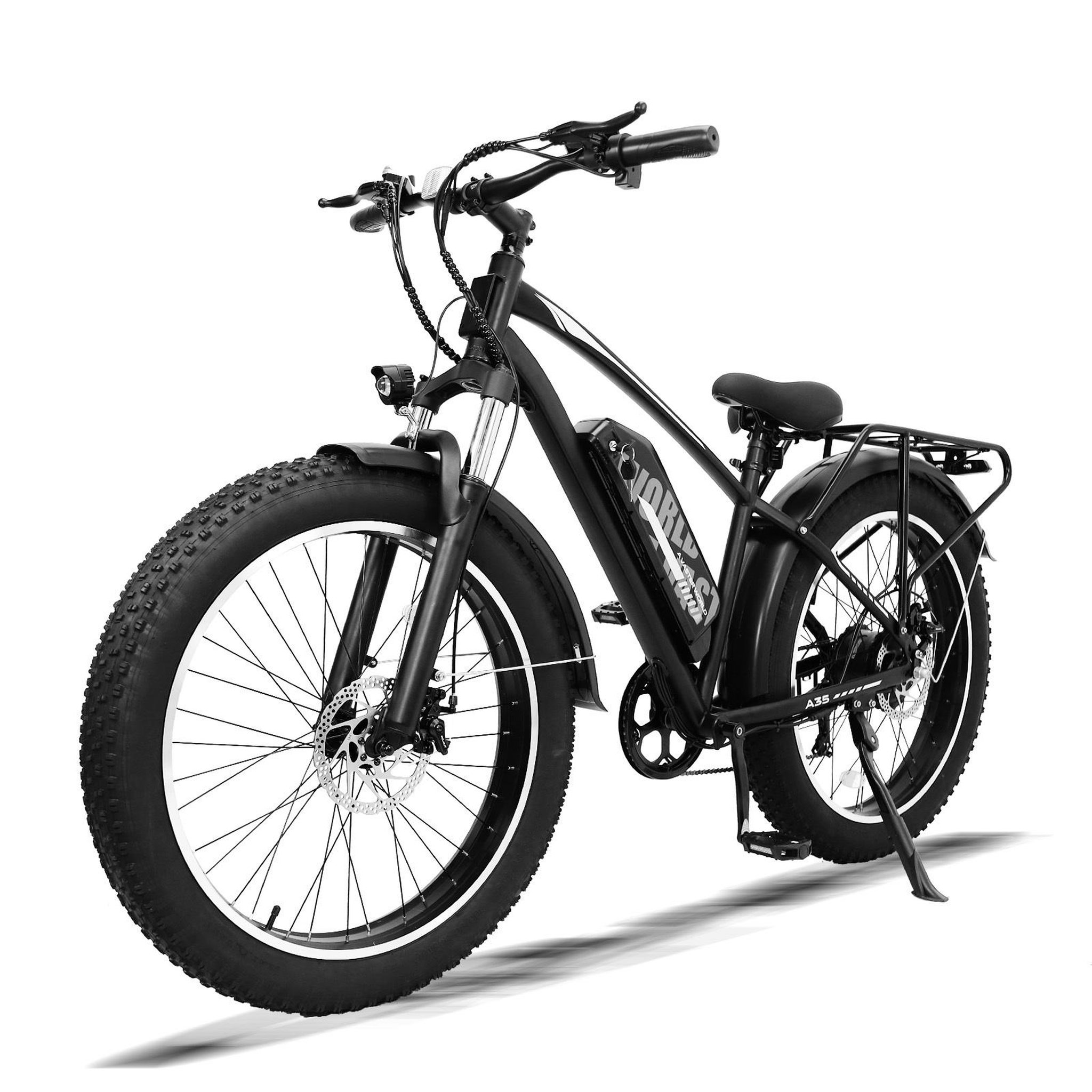 Voir la diapositive 3 : AVDL Vélo électrique a35, pneus larges 26 pouces