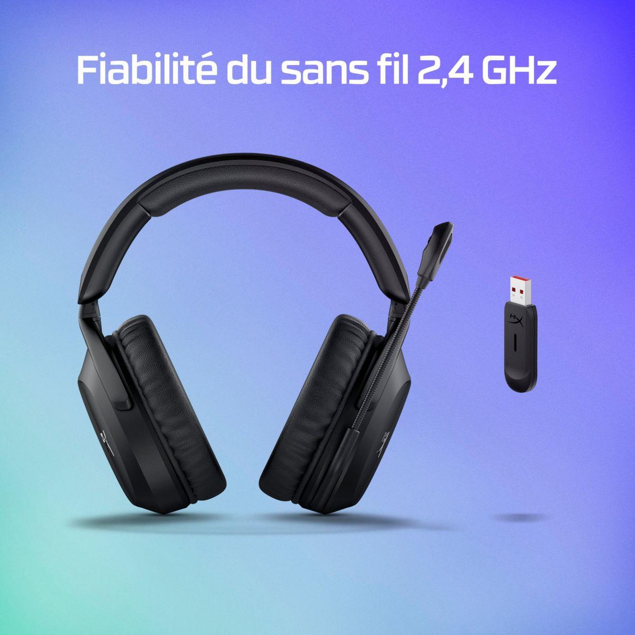 Voir la diapositive 5 : HyperX Casque gamer Cloud Stinger 2 Wireless