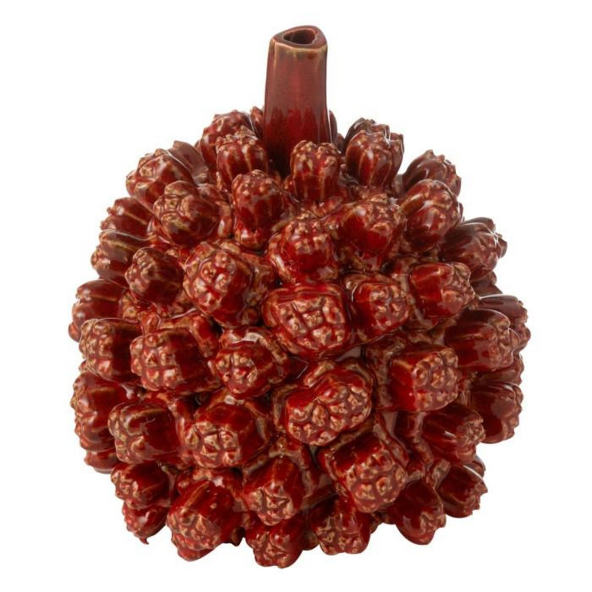 Paris Prix Vase Déco en Grès  Saki  21cm Rouge