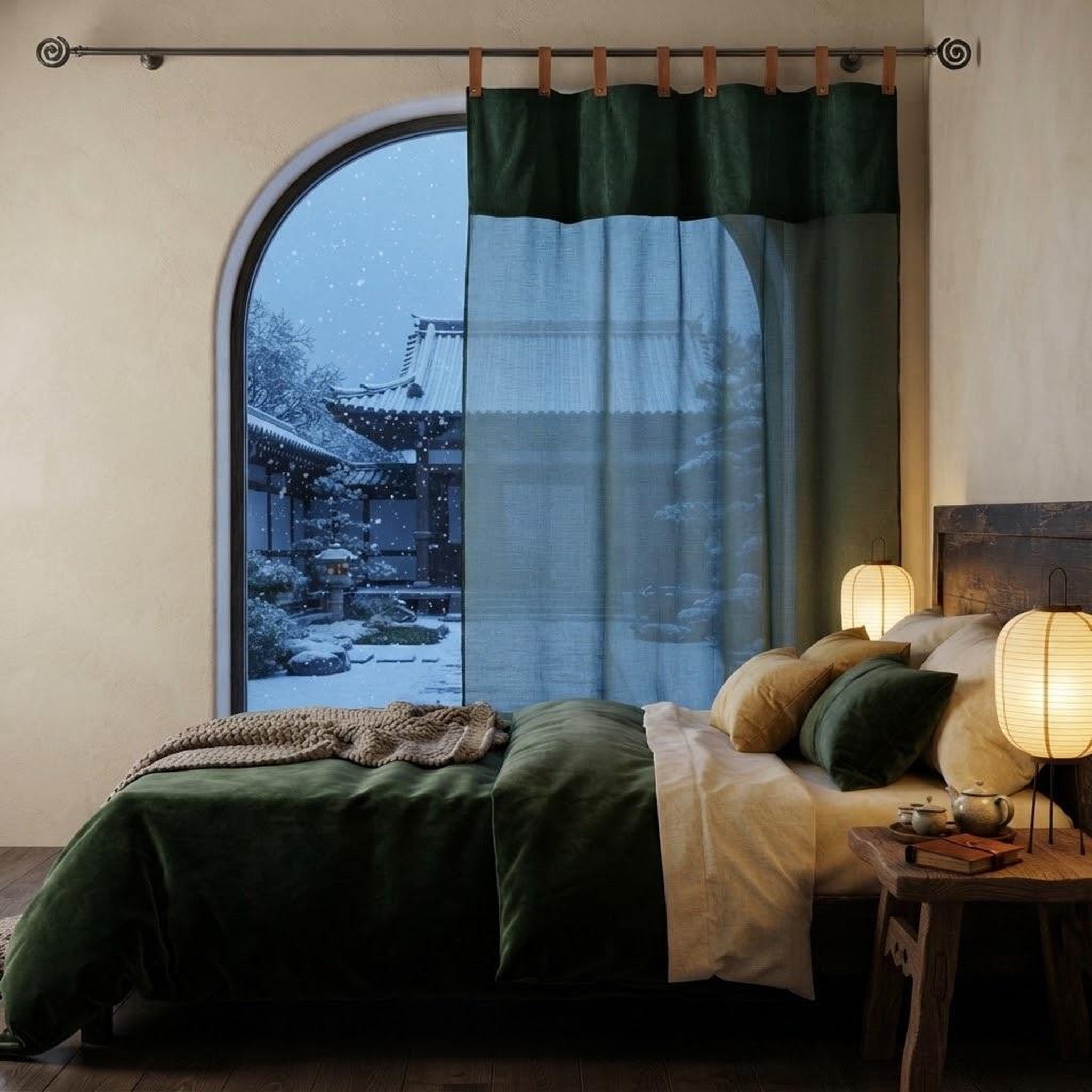 Voir la diapositive 5 : Eden Voilage a oeillets milleray design et moderne