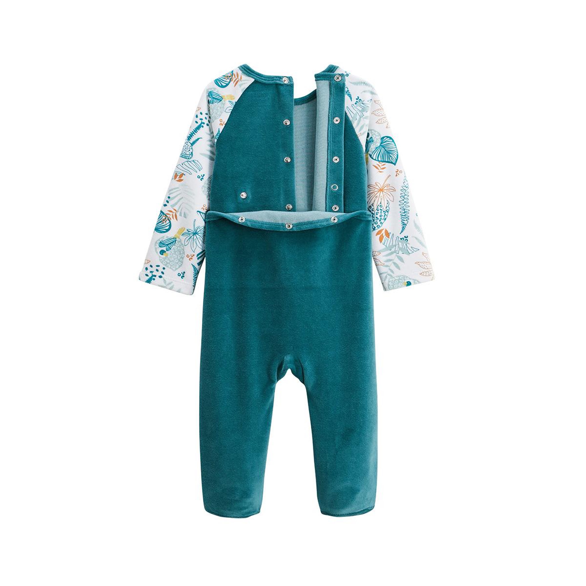 Voir la diapositive 3 : Petit Béguin Pyjama bébé en velours Roméo
