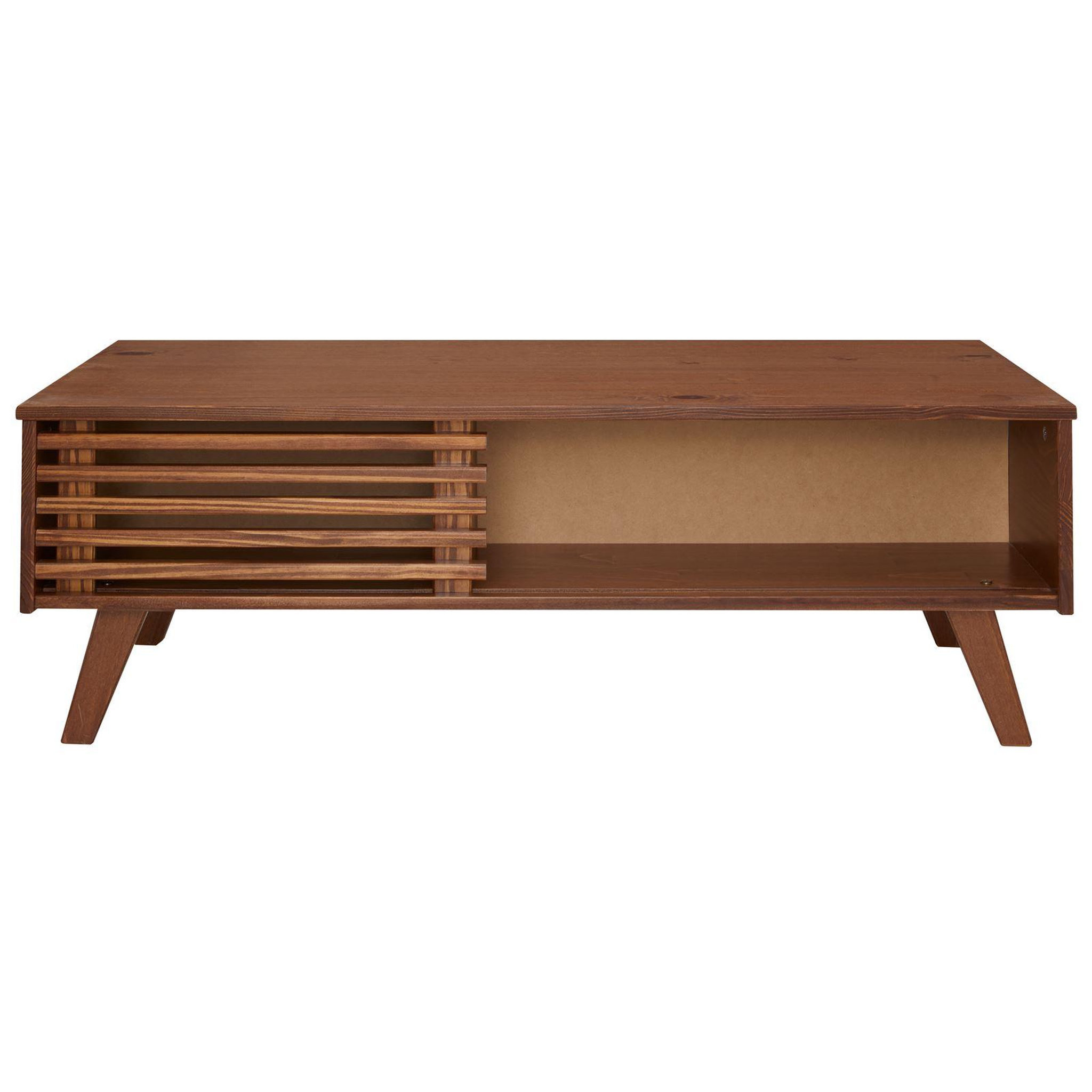 Voir la diapositive 3 : IDIMEX Table basse SEAN avec niches, en pin massif