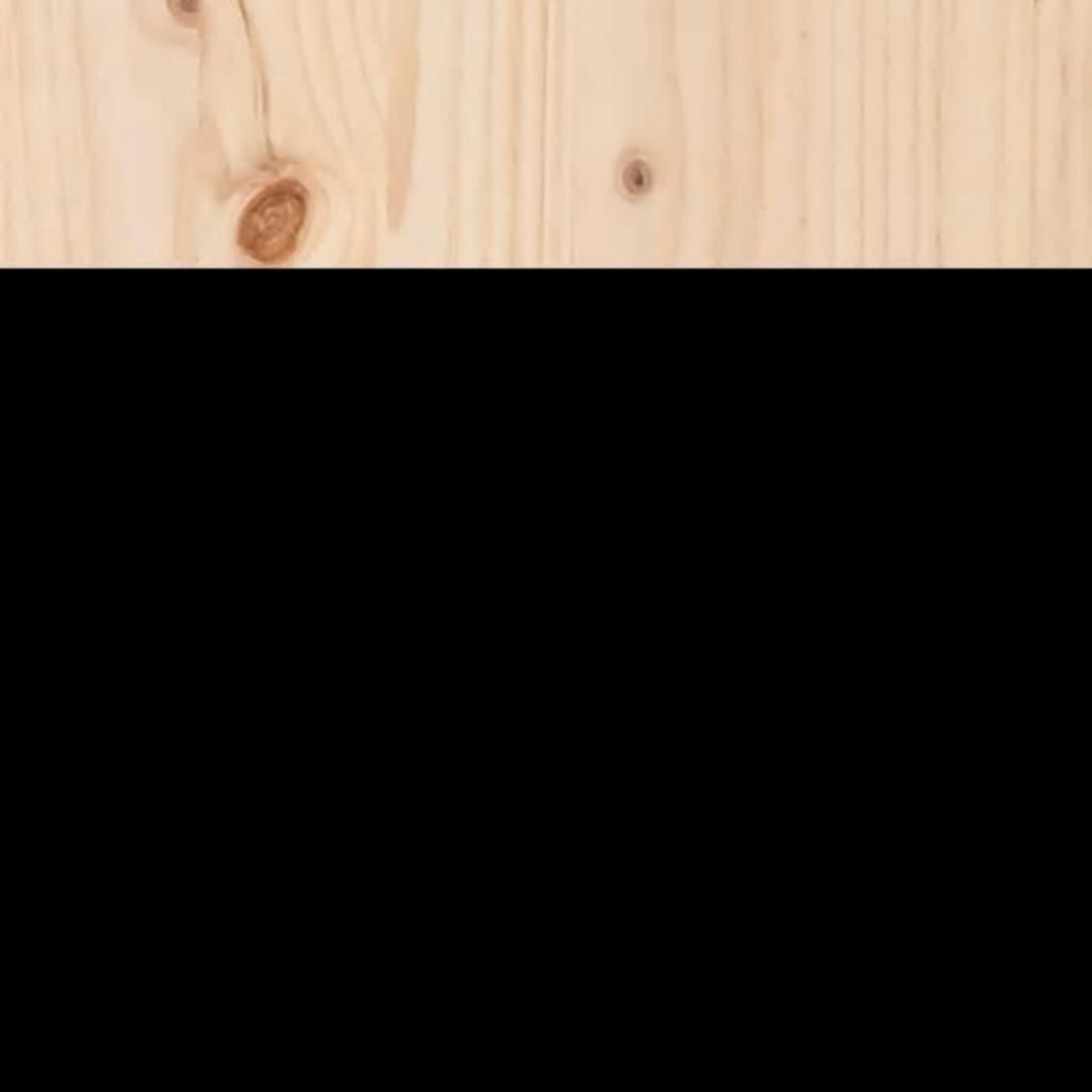 VIDAXL Tete de lit 75x3x80 cm Bois massif de pin