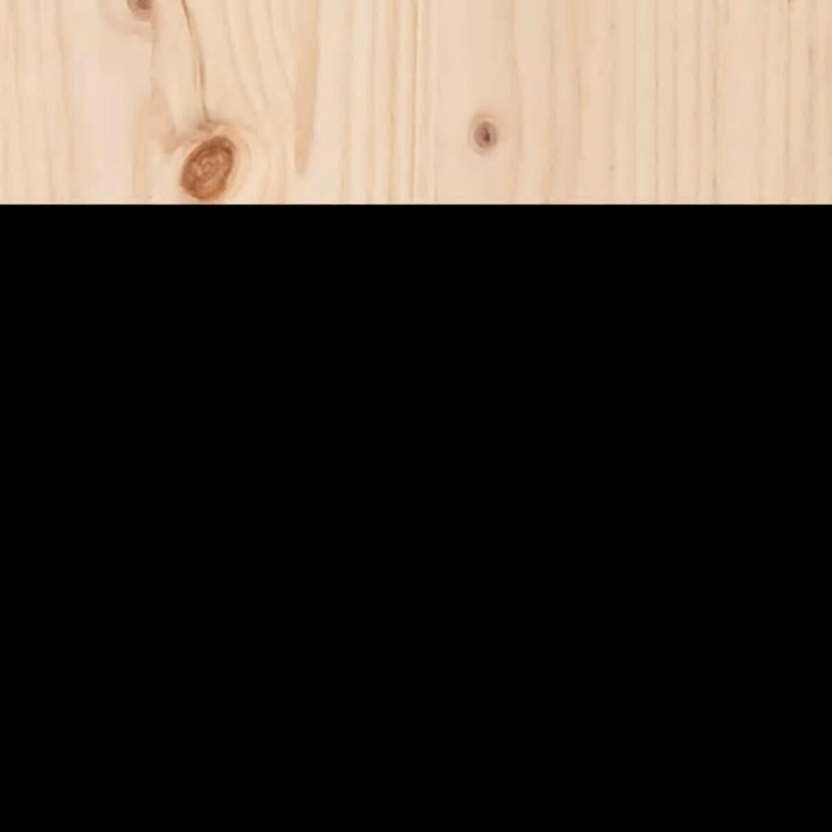 VIDAXL Tete de lit 75x3x80 cm Bois massif de pin