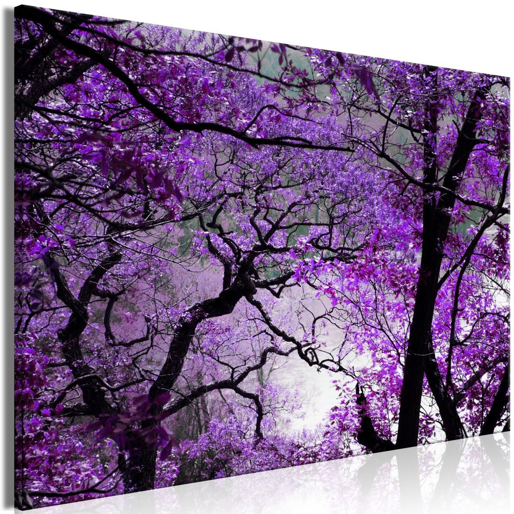 Paris Prix Tableau imprimé  purple afternoon wide. Coloris disponibles : Multicolore