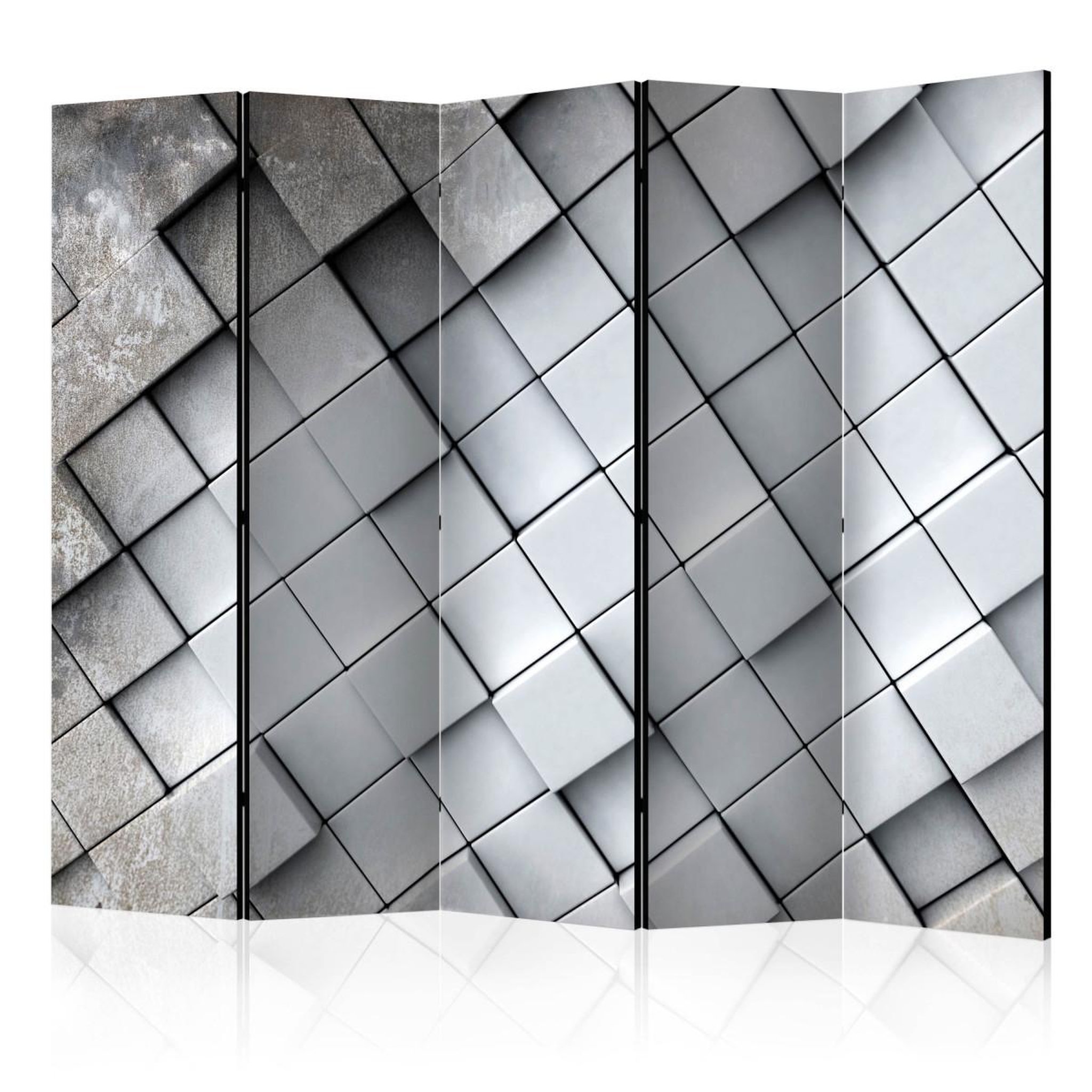 Paris Prix Paravent 5 volets  gray background 3d  172x225cm