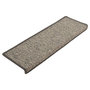 Voir la diapositive 3 : VIDAXL Tapis d'escalier autocollants 15 pcs 65x21x4 cm Gris et beige