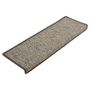 Voir la diapositive 3 : VIDAXL Tapis d'escalier autocollants 15 pcs 65x21x4 cm Gris et beige