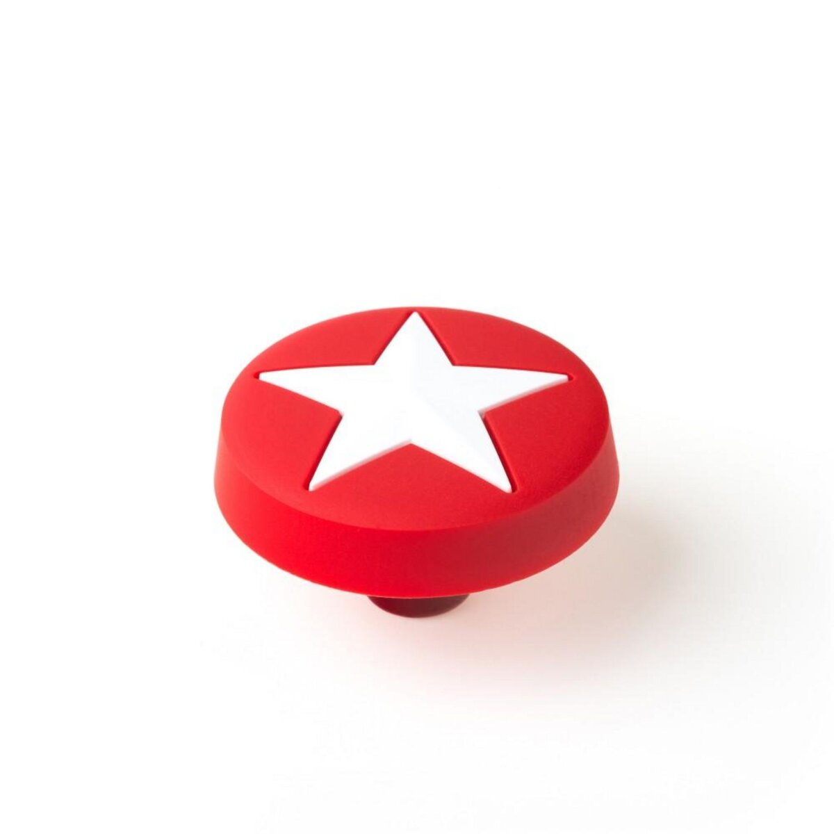 CENTRALE BRICO Bouton de meuble Etoile plastique mat H.26 x l.43 x P.43 mm