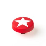 CENTRALE BRICO Bouton de meuble Etoile plastique mat H.26 x l.43 x P.43 mm