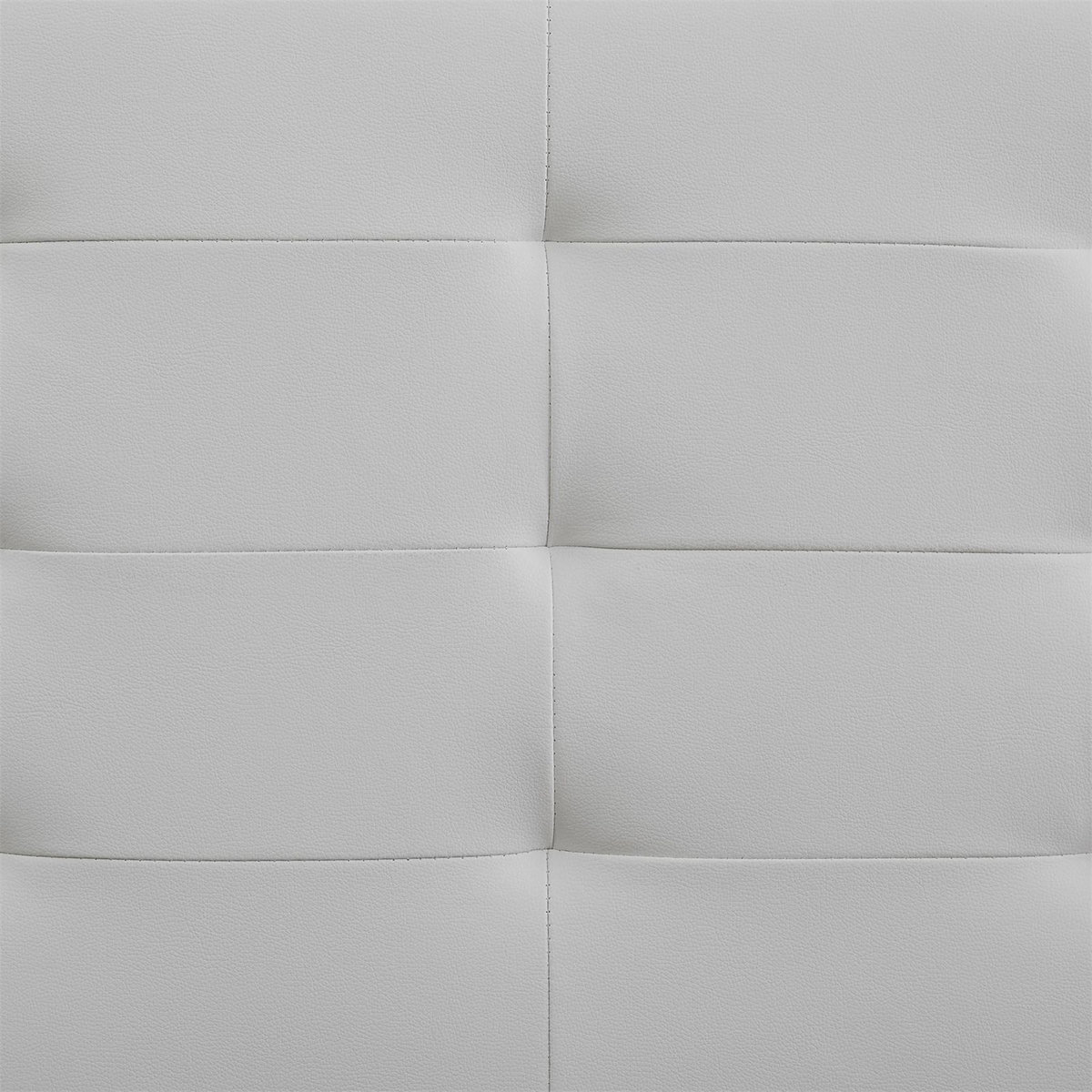 IDIMEX Lit simple MARLON, 120 x 190 cm, capitonné avec sommier, revêtement synthétique