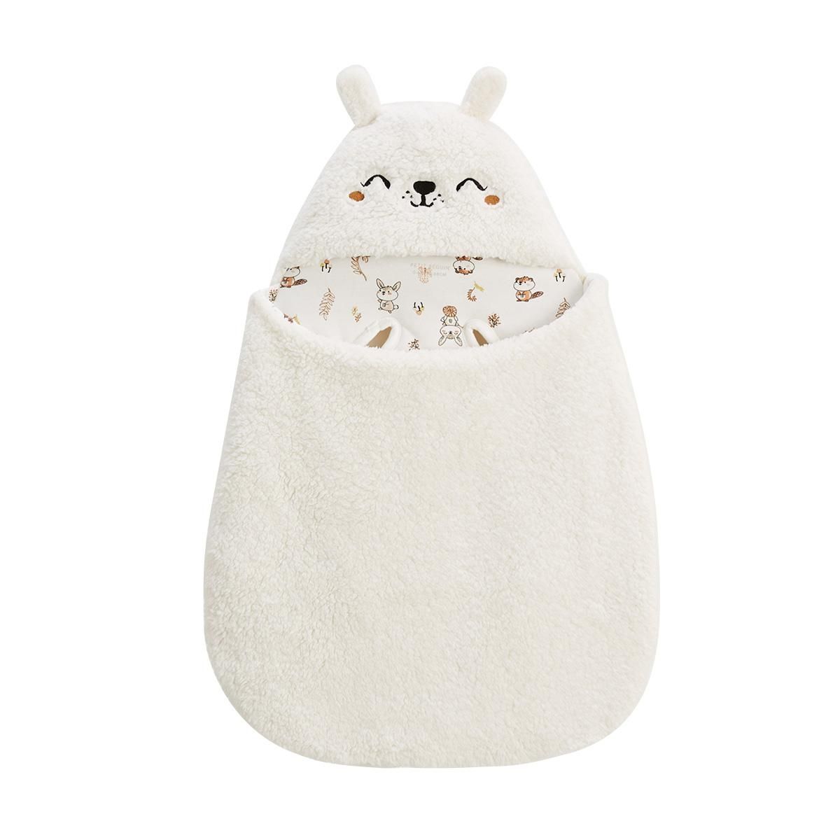 Petit Béguin Nid d'ange en sherpa Chou lapinou