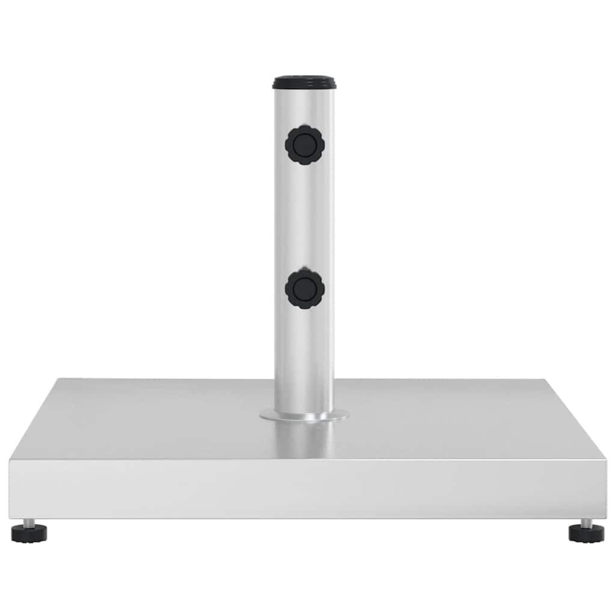 Voir la diapositive 4 : VIDAXL Base de parasol pour mats Ø32/38/48 mm 28 kg carre