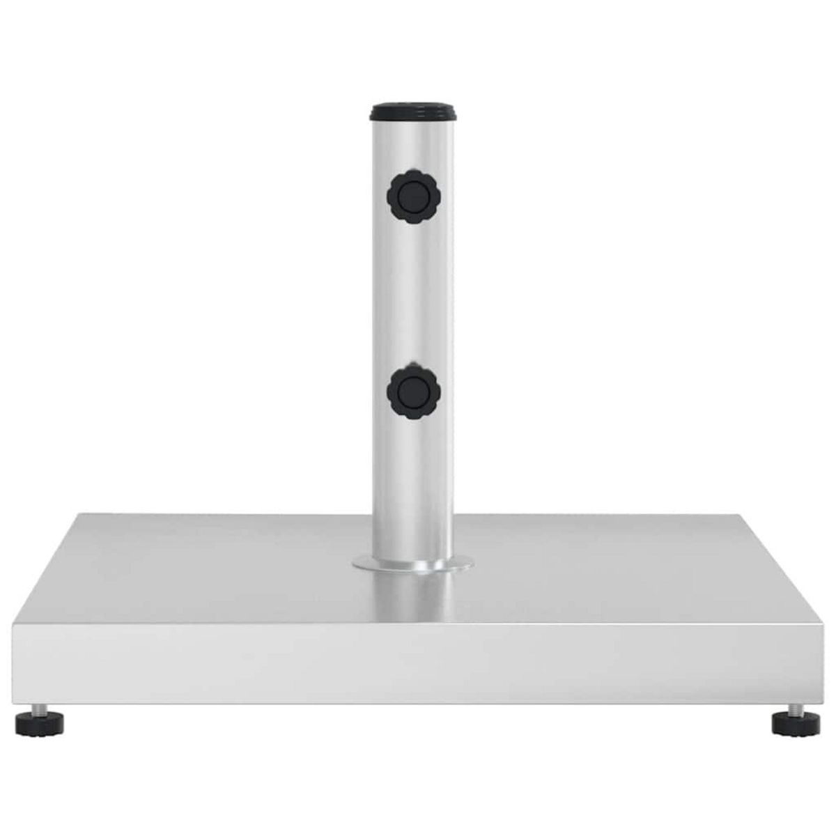 VIDAXL Base de parasol pour mats Ø32/38/48 mm 28 kg carre