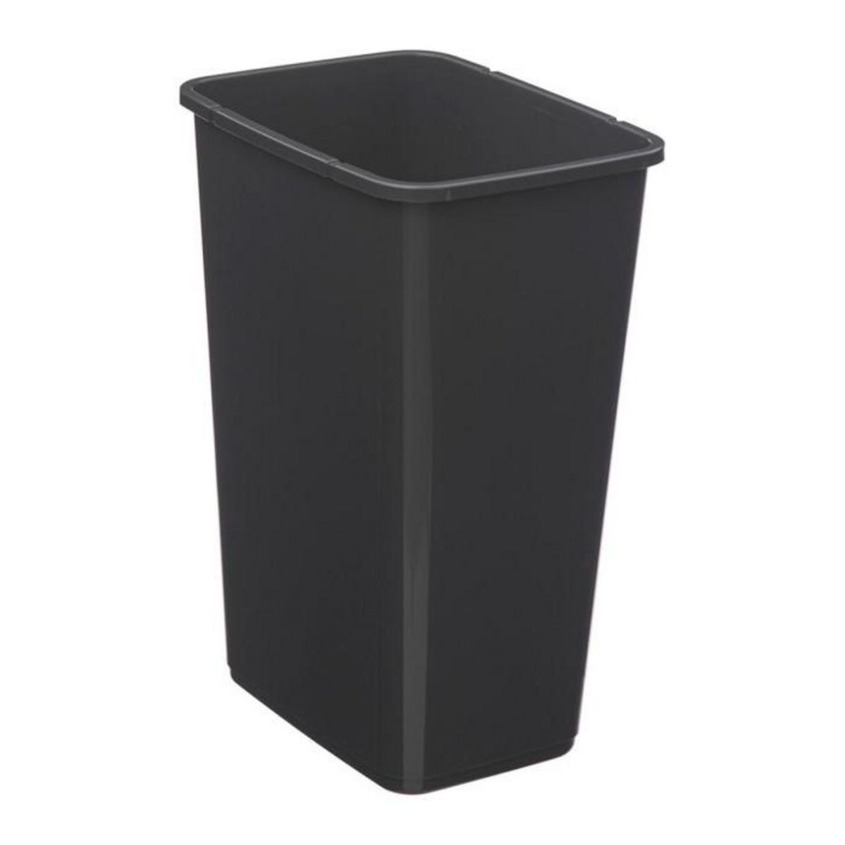 FIVE Poubelle de Cuisine  2 Ouvertures  25L Gris & Noir