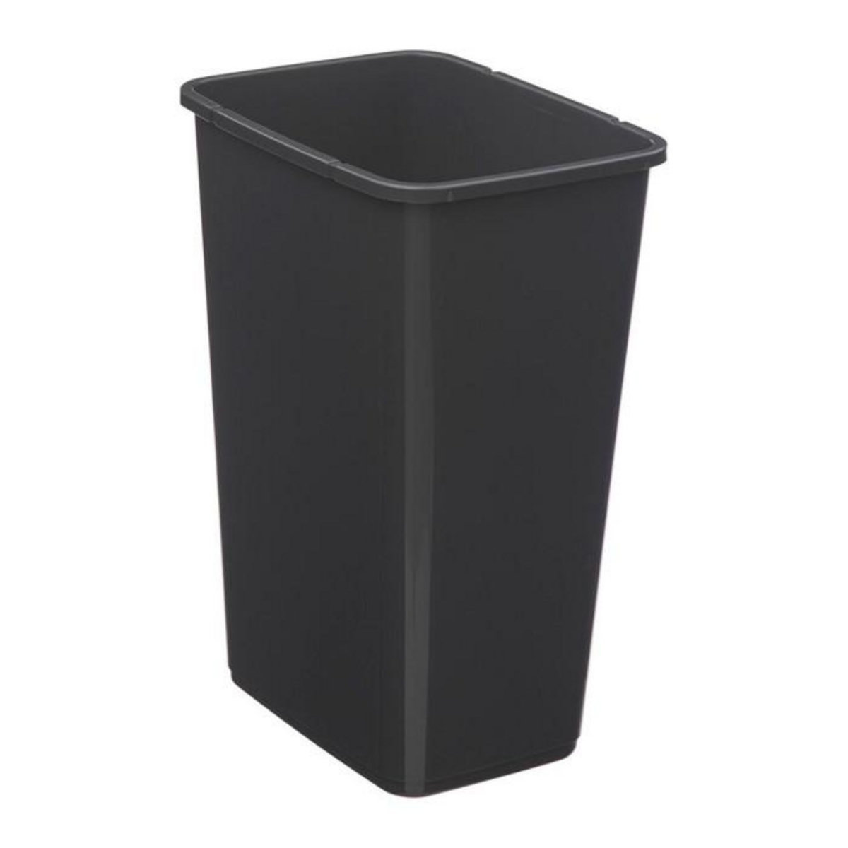 FIVE Poubelle de Cuisine  2 Ouvertures  25L Gris & Noir