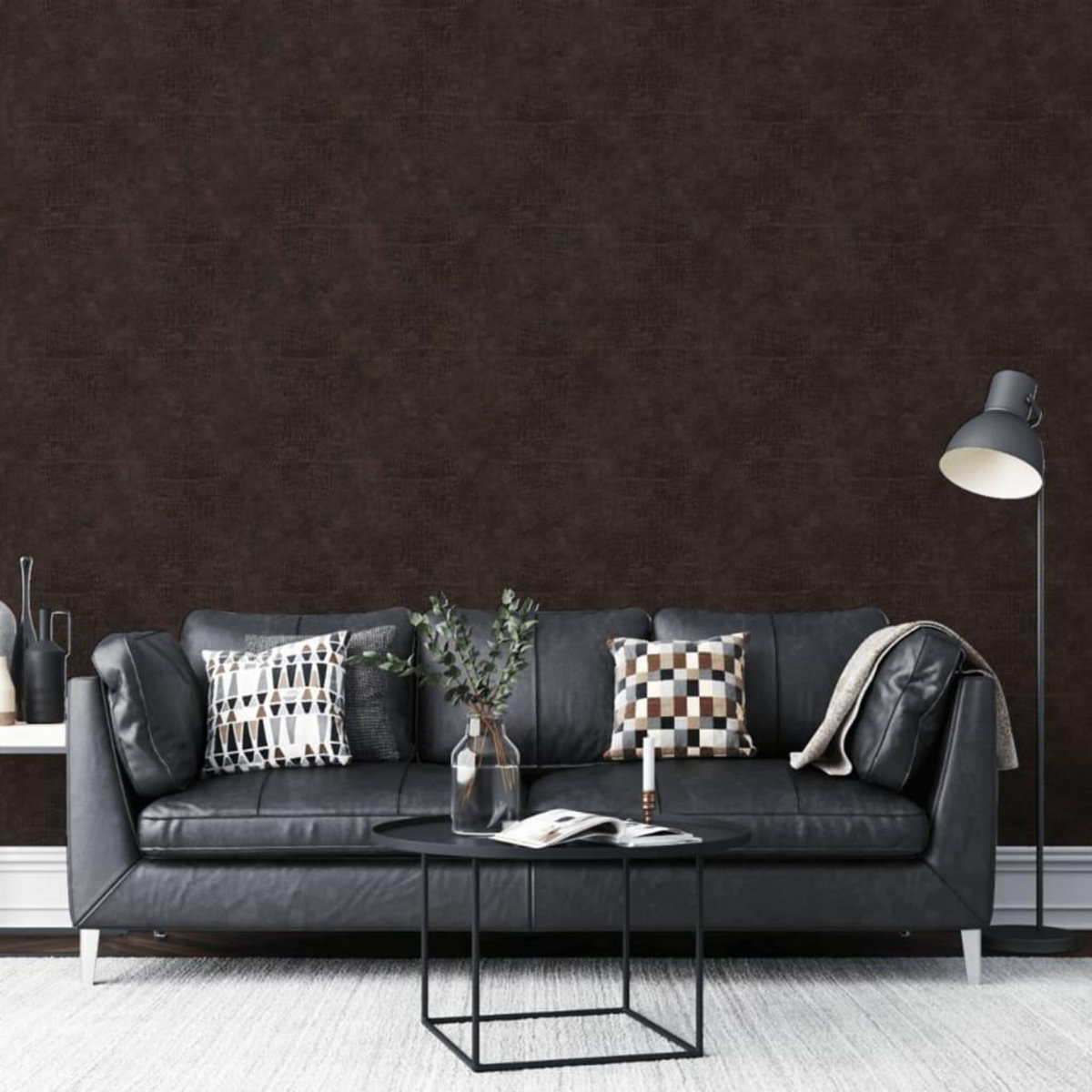 Noordwand Noordwand Papier peint Croco Marron