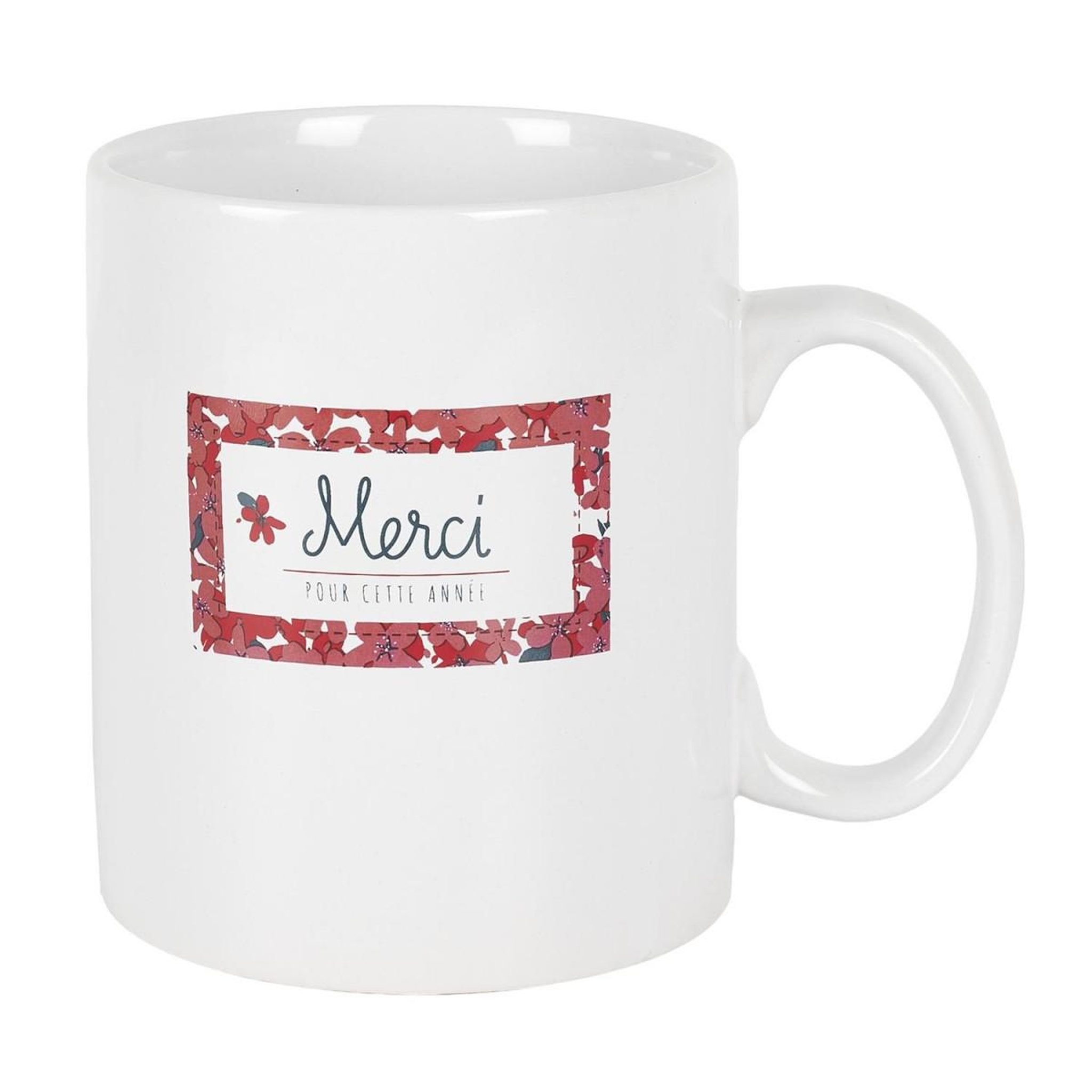 Voir la diapositive 2 : The concept Factory Mug xxl & stylo  merci  80cl blanc