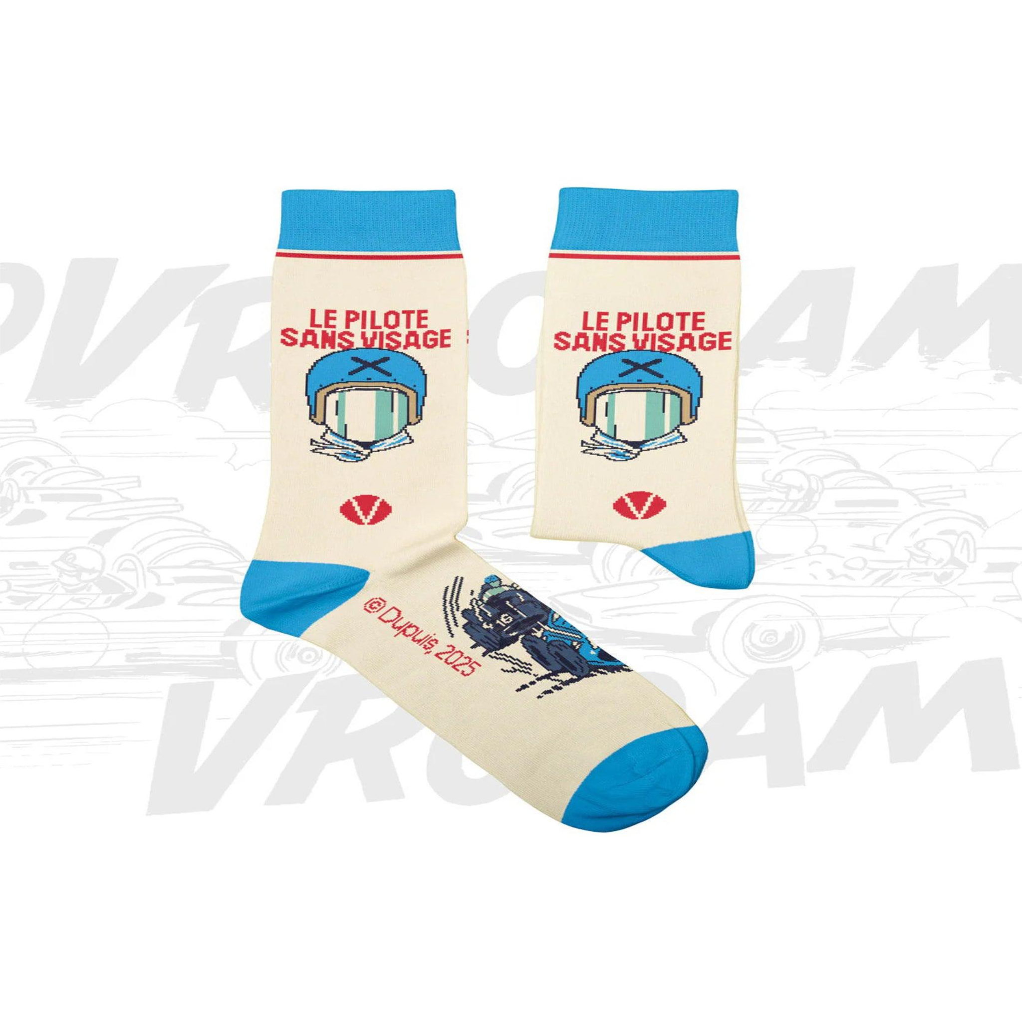 SOCK AFFAIRS Chaussettes michel vaillant, le pilote sans visage