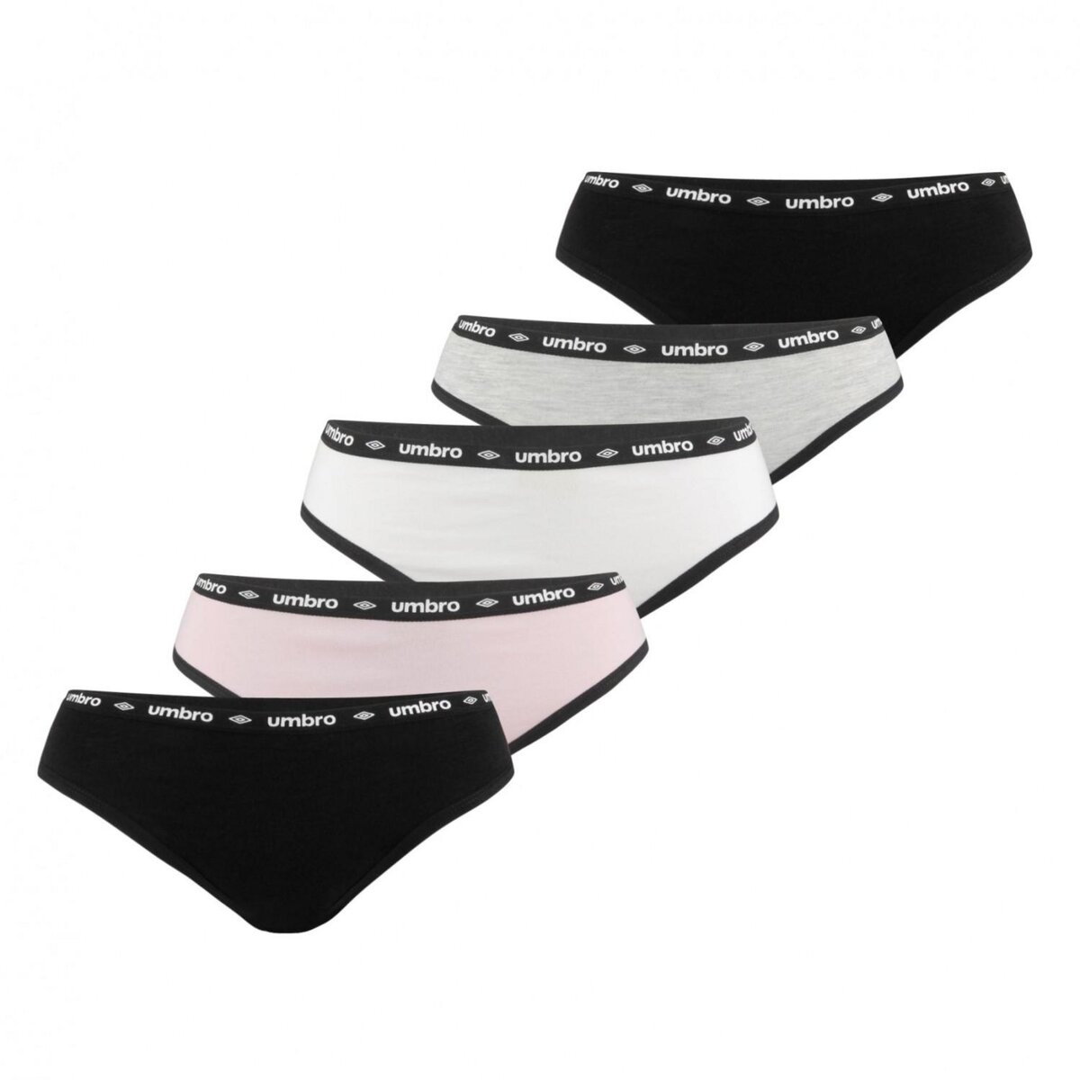 UMBRO Underwear  Lot de 5 Culottes Femme Coton