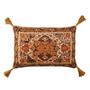 Voir la diapositive 1 : Paris Prix Coussin Déco  Vintage  40x60cm Orange Rouille