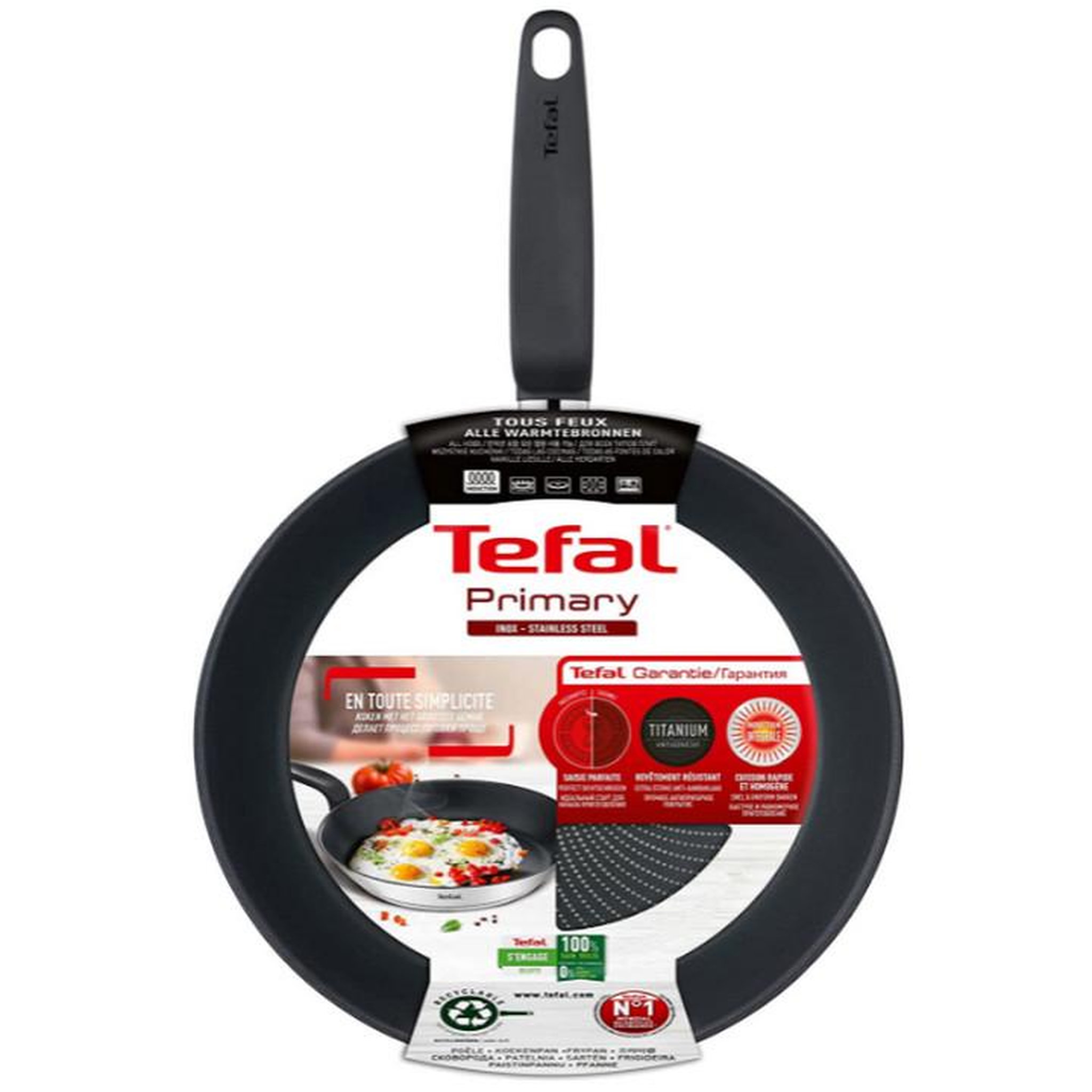 Voir la diapositive 4 : TEFAL Poêle inox 28cm - e3090604