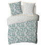 Voir la diapositive 4 : FUTURE HOME Parure de lit 2 personnes fleurie réversible