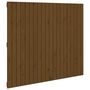 Voir la diapositive 2 : VIDAXL Tete de lit murale Marron miel 127,5x3x110cm Bois massif de pin