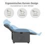 Voir la diapositive 6 : VIDAXL Fauteuil inclinable electrique gris similicuir