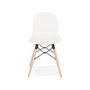 Voir la diapositive 2 : Paris Prix Chaise Scandinave Design  Bantry  83cm Blanc
