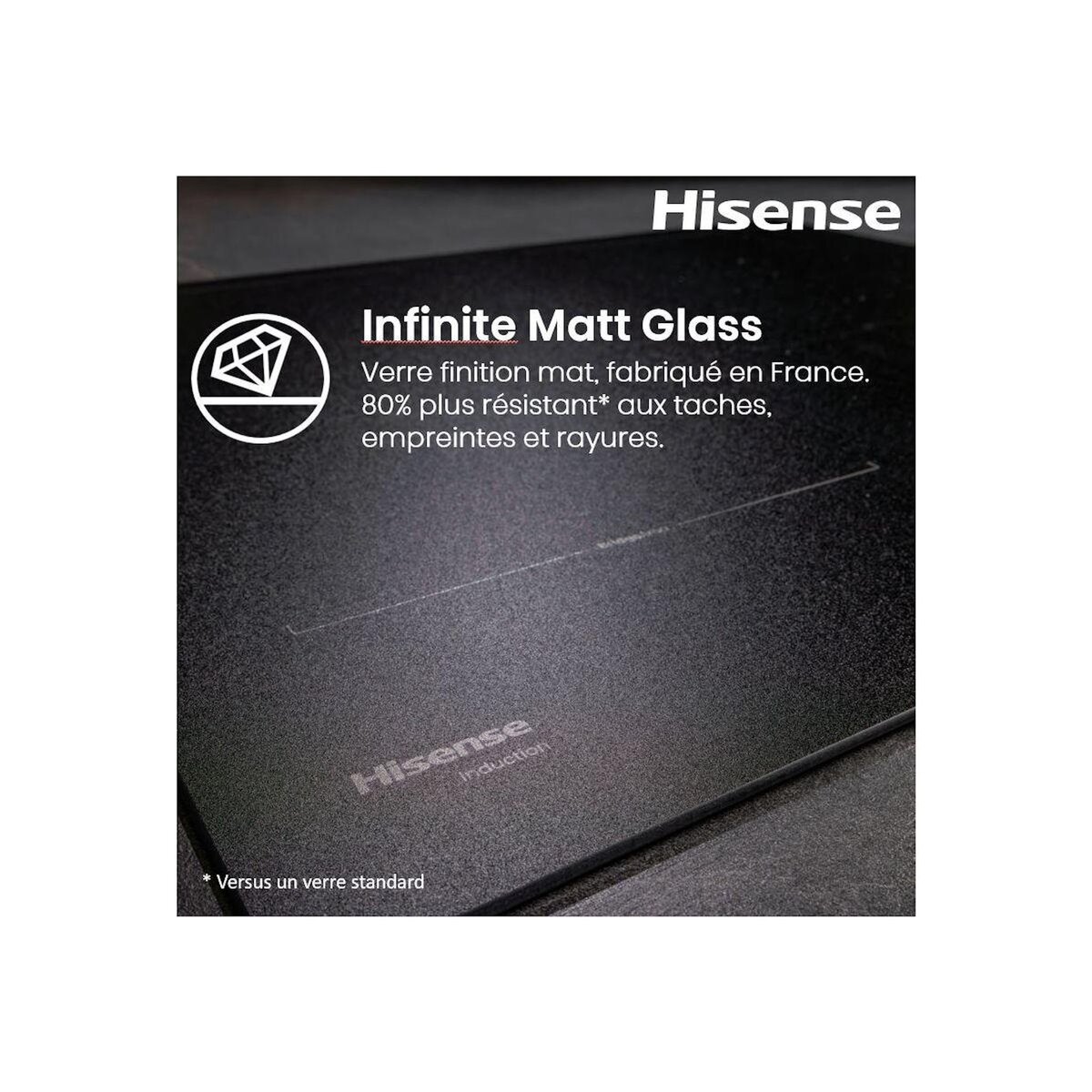Hisense Plaque induction HI6443SRWF InfiniteMattGlass