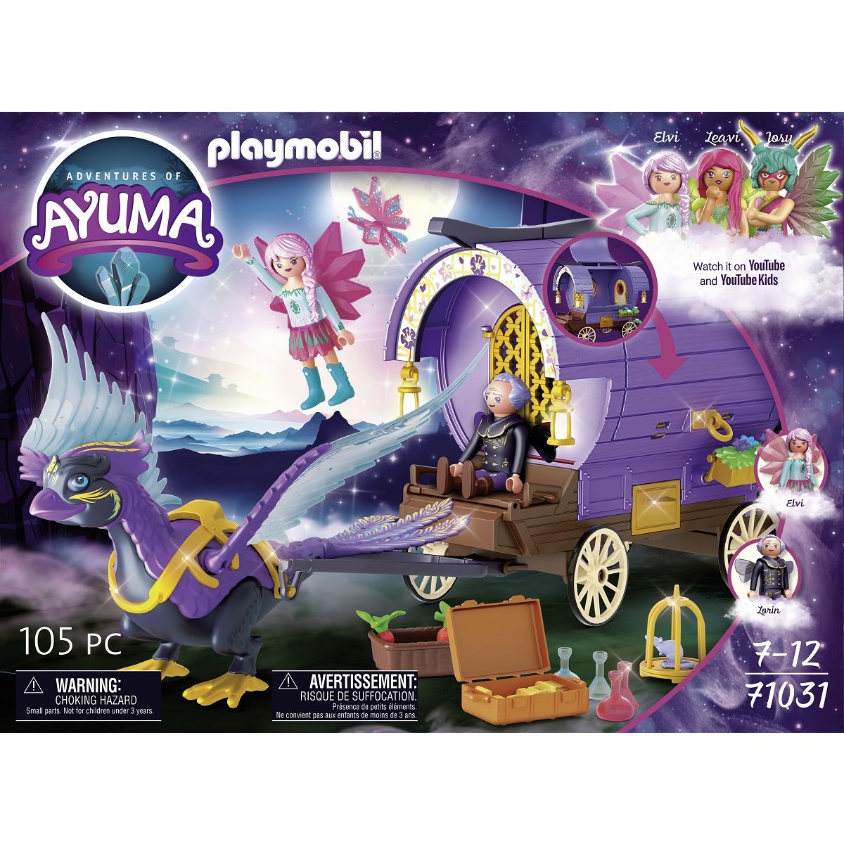 PLAYMOBIL 71031 - Chariot avec fée et phénix