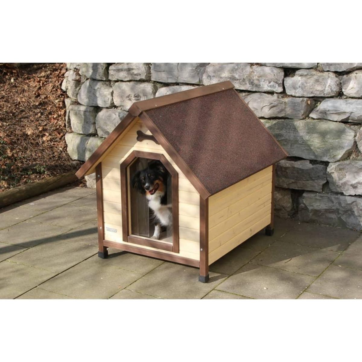 KERBL Kerbl Niche pour chiens 4 saisons 100 x 83 x 94 cm Marron 81349
