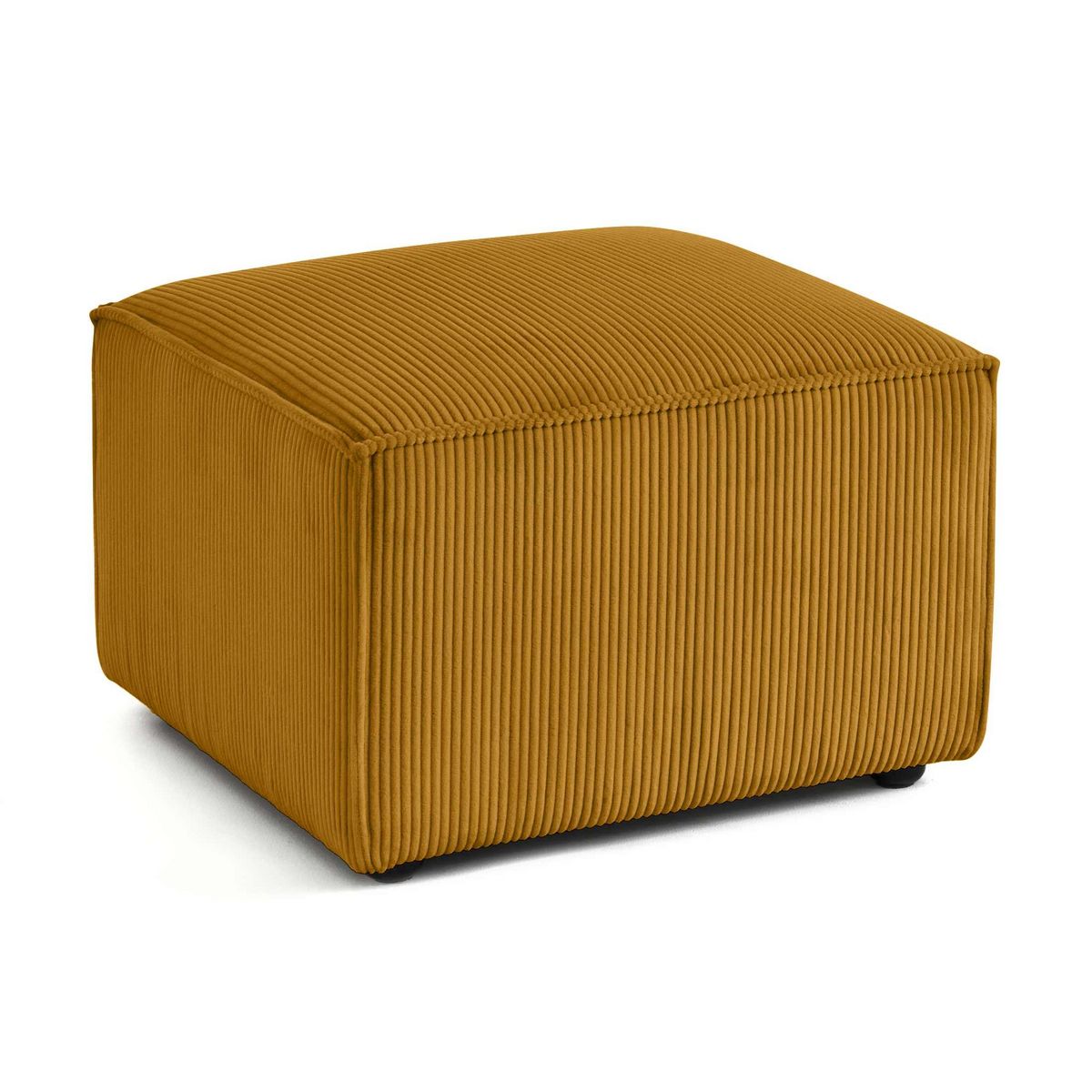 LISA DESIGN Arty - pouf d'appoint - en velours côtelé