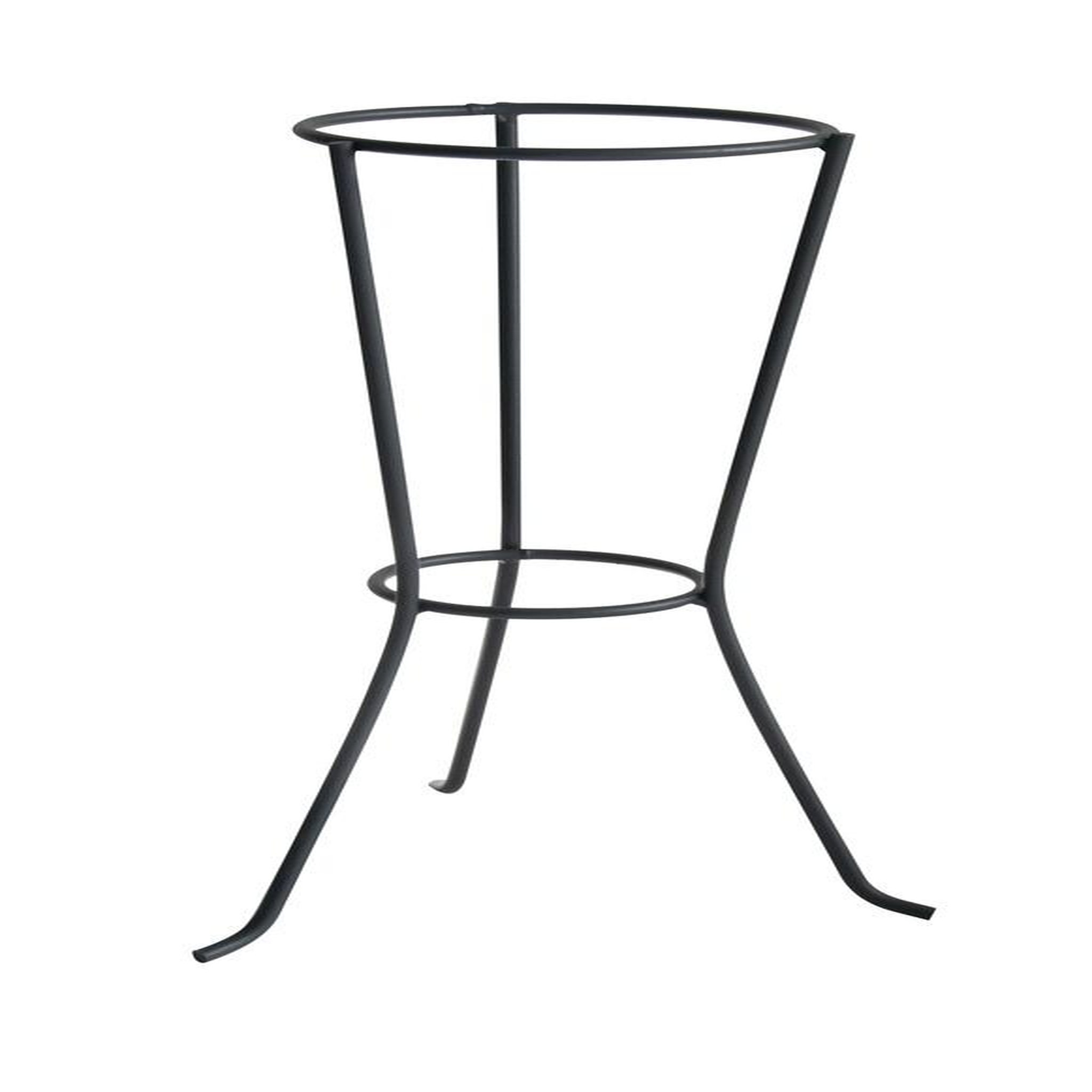 CENTRALE BRICO Colonne anthracite h. 56 cm pour pot 20-22 cm - acier époxy