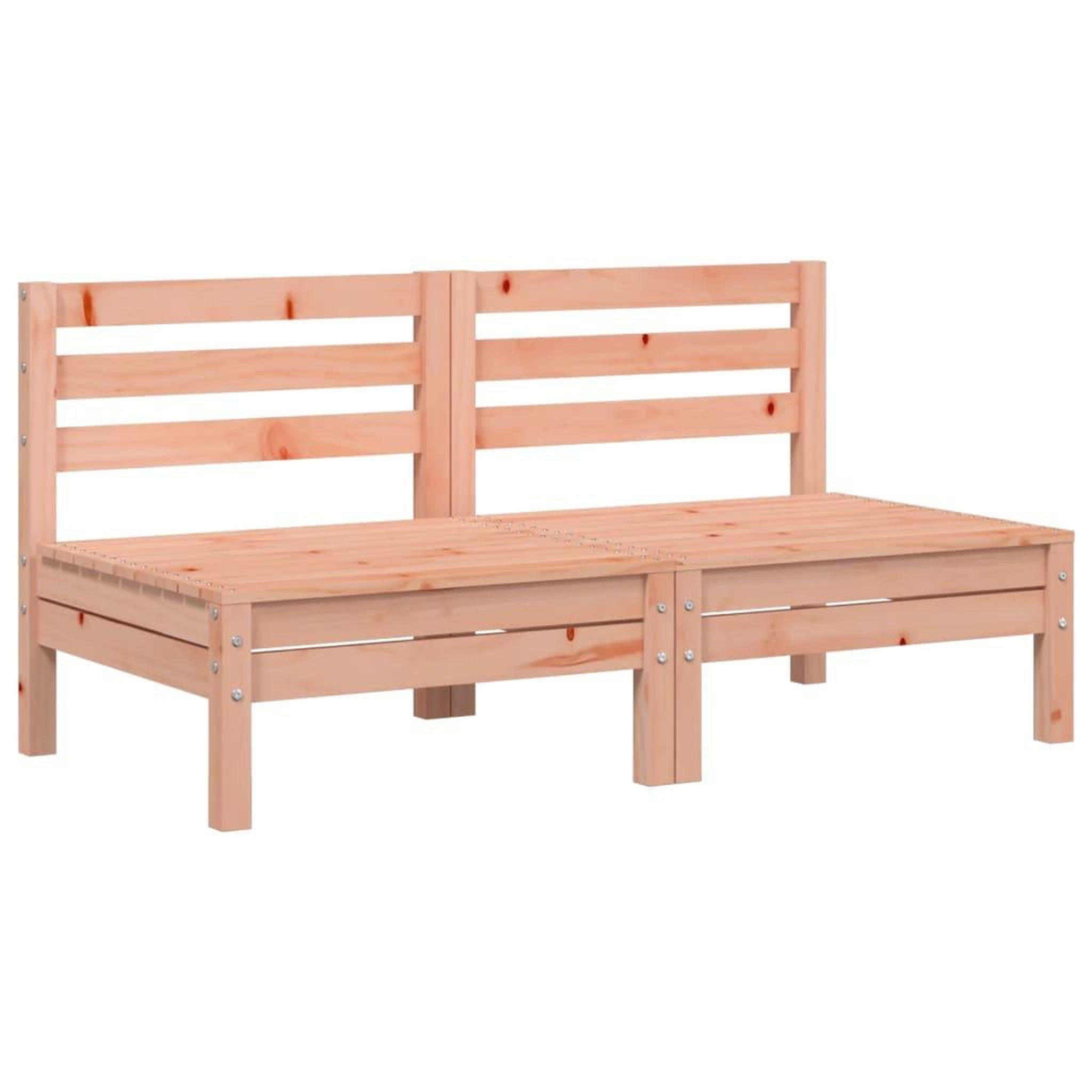 Voir la diapositive 2 : VIDAXL Canapes de jardin sans accoudoirs 2 pcs bois massif douglas