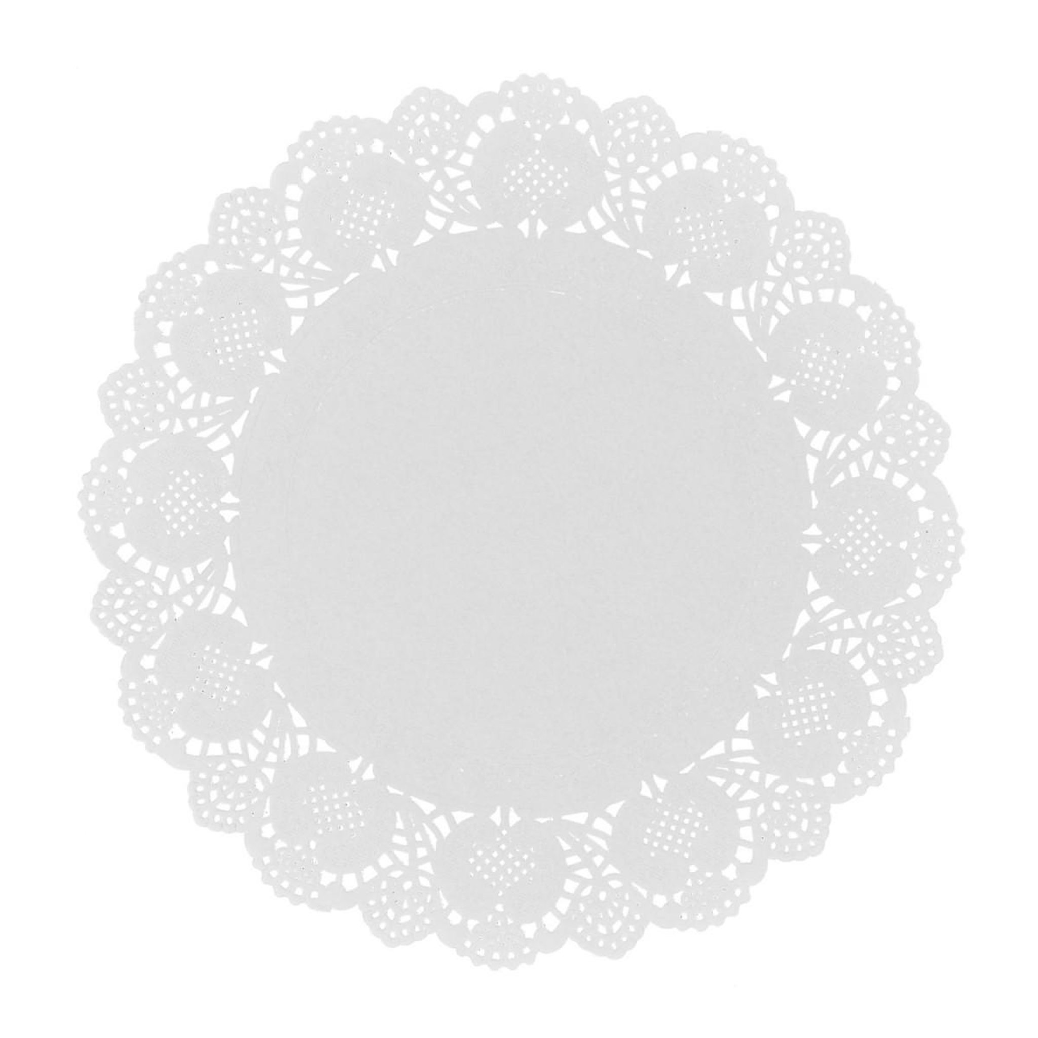 Lily Cook Lot de 20 napperons  lily cook  21cm blanc