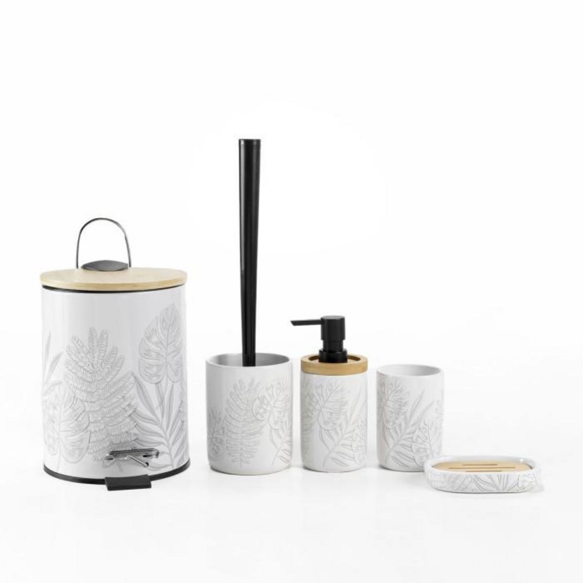 Paris Prix Brosse WC Imprimée  Amber  36cm Gris