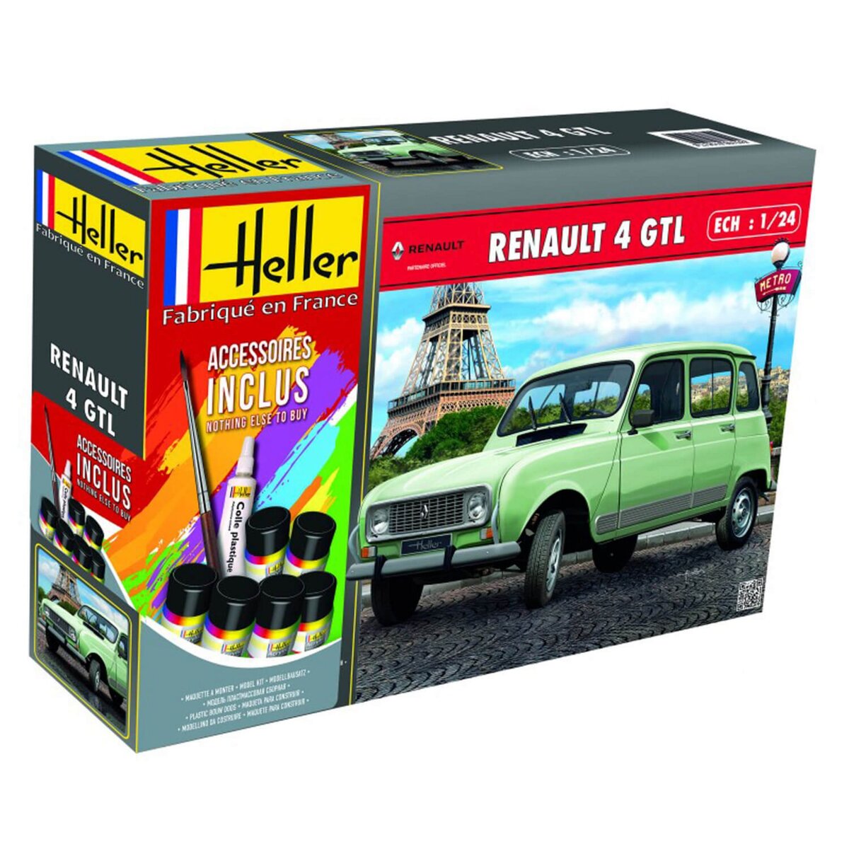 Heller Maquette voiture : Kit : Renault 4L