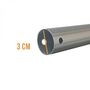 Voir la diapositive 3 : LINXOR Manche télescopique de 1.93 m à 3.60 m en aluminium pour épuisette, balai, brosse etc...
