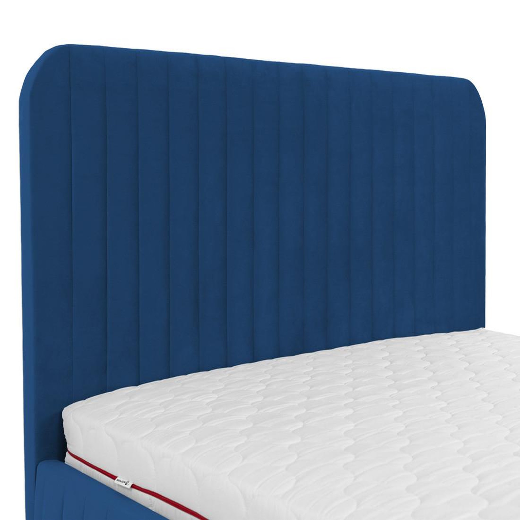 Voir la diapositive 3 : BEST MOBILIER Stuart - lit coffre - 180x200 cm - sommier inclus - en velours