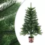 VIDAXL Arbre de Noël artificiel pre-eclaire et boules 90 cm vert