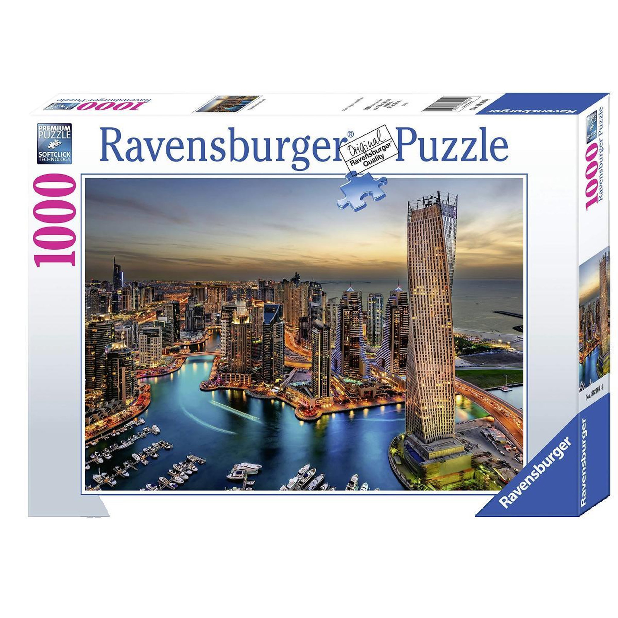 Voir la diapositive 2 : RAVENSBURGER Puzzle 1000 pièces Dubai Marina - Puzzle adulte paysage urbain - Qualité premium - Ravensburger