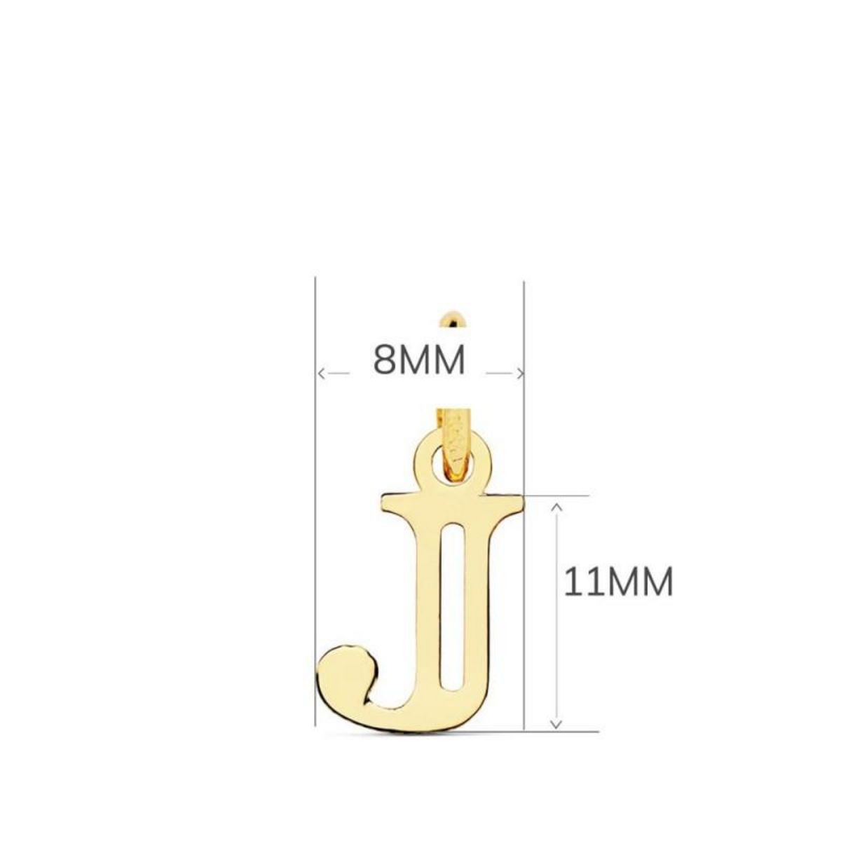 L'ATELIER D'AZUR Collier - Pendentif Lettre  J  Or 750/1000 - Chaine Dorée