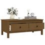 Voir la diapositive 5 : VIDAXL Table basse Marron miel 100x50x40 cm Bois massif de pin