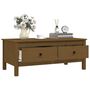 Voir la diapositive 5 : VIDAXL Table basse Marron miel 100x50x40 cm Bois massif de pin