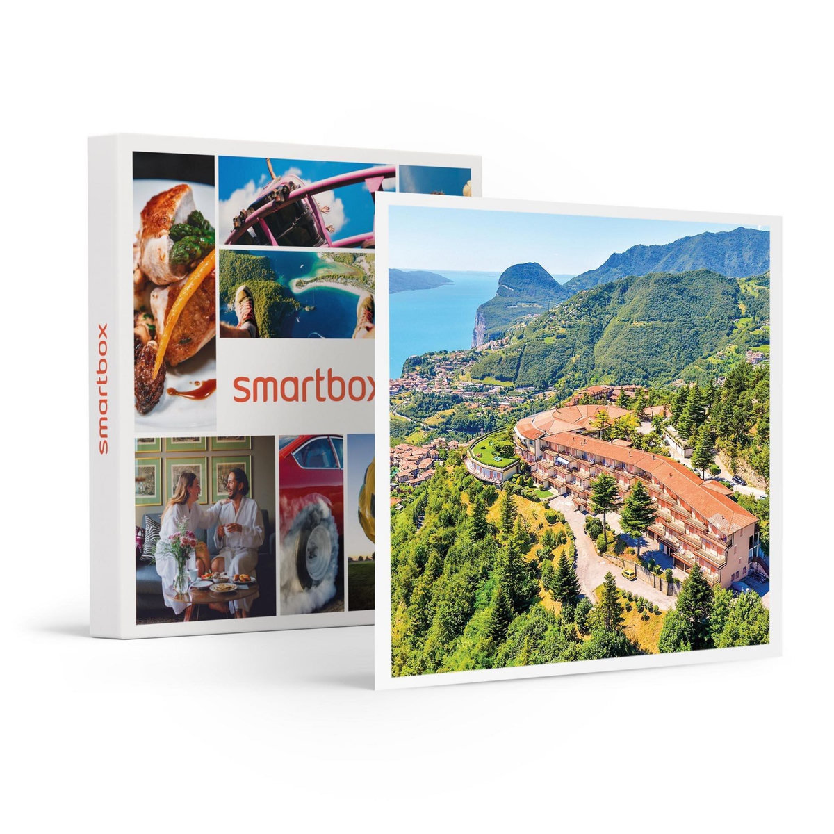 Smartbox Escapade sur le lac de Garde : 1 nuit dans un hôtel 4 étoiles avec accès au spa et bouteille de vin - Coffret Cadeau Séjour