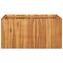Voir la diapositive 2 : VIDAXL Lit sureleve de jardin 100x100x50 cm Bois massif d'acacia