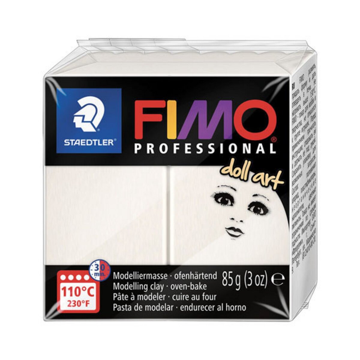 Fimo Pâte Fimo Professional 85 g Doll Art Porcelaine 8027.03