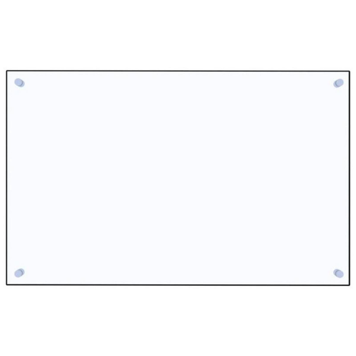 VIDAXL Dosseret de cuisine Transparent 80x50 cm Verre trempé